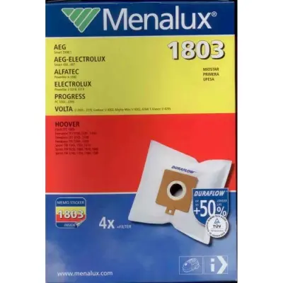 Vakuumski sesalnik Menalux 1803 sintetični 4 pak