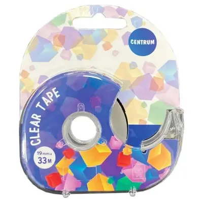 Lepljivi trak No Name prozoren 19 mm x 33 m