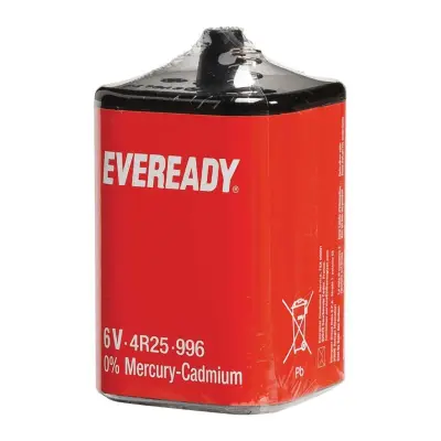 Pile carrée Energizer 6V Pile au Zinc-Carbone