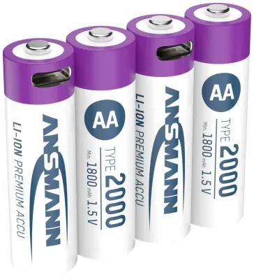 Baterija AA Ansmann 1312-0036 1800mAh Li-Ion