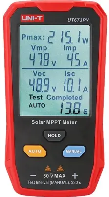 Tester MPPT UNI-T UT673PV za solarne sisteme