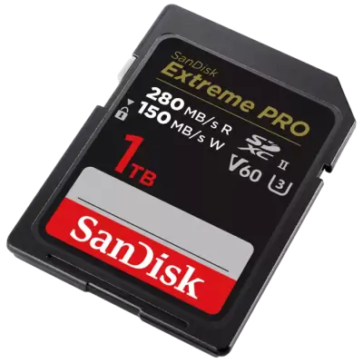 SanDisk 1TB Extreme PRO SDXC UHS-II spominska kartica