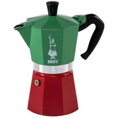 Moka posoda Bialetti Moka Express Tricolore 6 skodelic