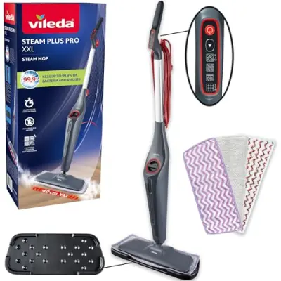 Parni čistilec Vileda Steam Plus Pro XXL z 4 nastavitvami