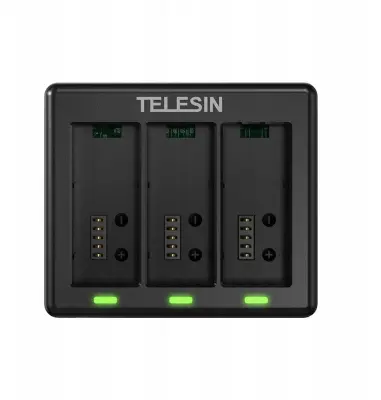 Polnilec za tri baterije GoPro HERO 13 Black - Telesin - s0-bcg-13-tgp