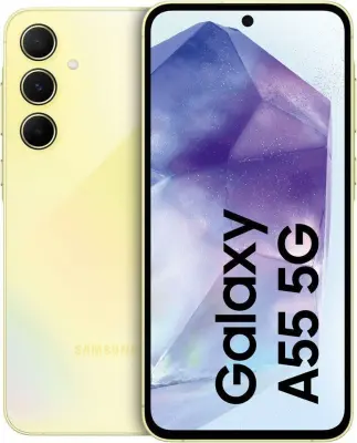 Obnovljeno - znaki rabe - Galaxy A55 5G 128GB rumen