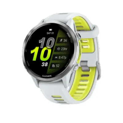 Pametna ura Garmin Forerunner 970 Titanium Whitestone/Yellow