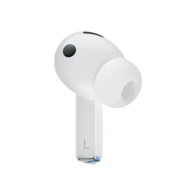 Zvočne slušalke Samsung Galaxy Buds3 Pro levi del bele barve
