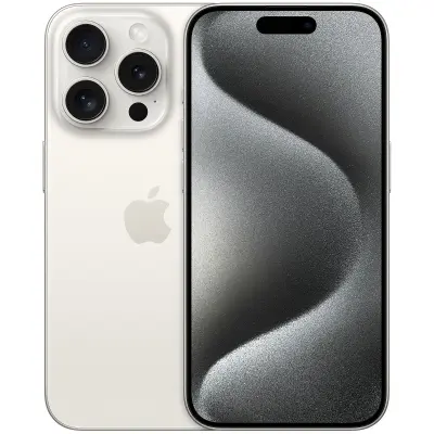 Obnovljeno - znaki rabe - iPhone 15 Pro 512 GB Bel
