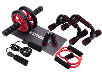 Komplet fitnes pripomočkov SYNERFIT 7 v 1