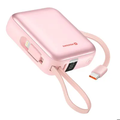 Power bank Swissten SPACE 10000 mAh Pink
