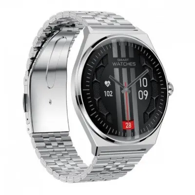 Pametna ura Maxcom Ecowatch 5 srebrna