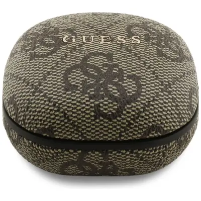 Brezžične slušalke Guess 4G Classic Metal Logo Rjava