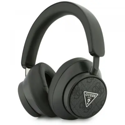 Brezžične slušalke Guess 4G Triangle Logo Bluetooth črne