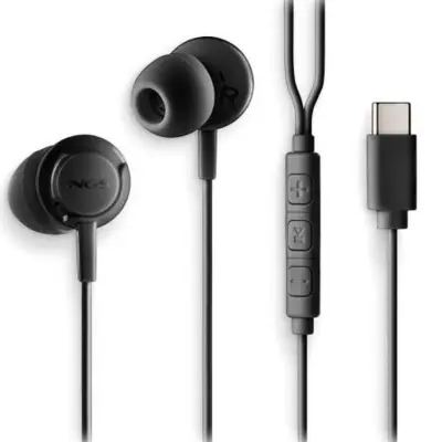 Slušalke NGS Cross Step USB-C Črne