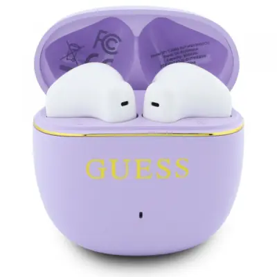 Brezžične slušalke Guess Gold Line Classic Purple