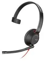 Monaural slušalke Plantronics Poly Blackwire 5210 s kakovostnim zvokom