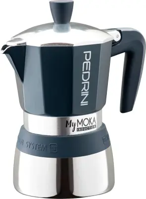Moka posoda Pedrini mymoka induction Velvet Blue
