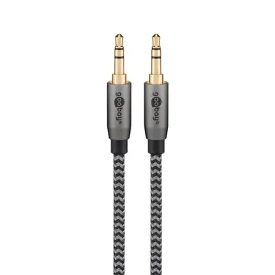 Audio kabel Goobay 65273 3,5 mm z zlatimi konektorji