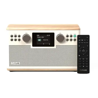Digitalni radio Pure Classic H6 Cotton White/Oak