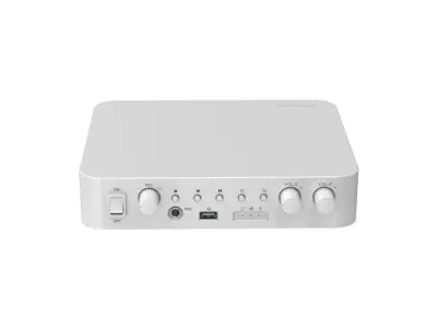 Ojačevalnik zvoka Hikvision DS-QAE0A60G1-VB z elegantnim dizajnom