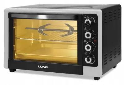 Mini pečica Lund 2000W 48L Črna