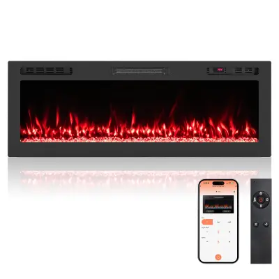 Električni kamin Northix 50 palcev 750W/1500W