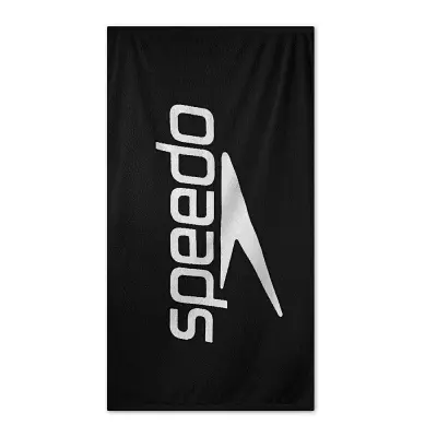 Brisača Speedo Logo Towel Črna/Bela 75x145 cm