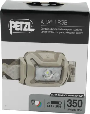 Svetilka za glavo Petzl ARIA 1 RGB Camo 450lm