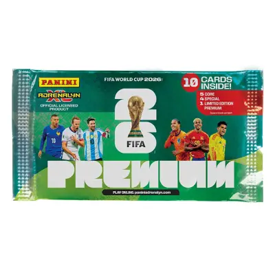 Trgovinske karte Panini Adrenalyn XL Premium paket 10 kart