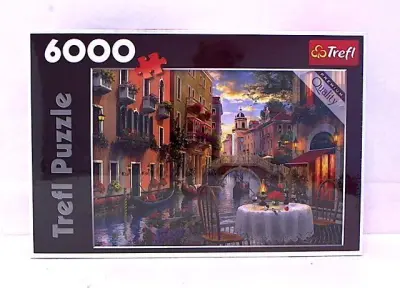 Puzzle Trefl 6000 kosov Romantična scena v restavraciji