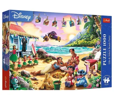 Puzzle Trefl Lilo & Stitch Beach Party 1000 kosov