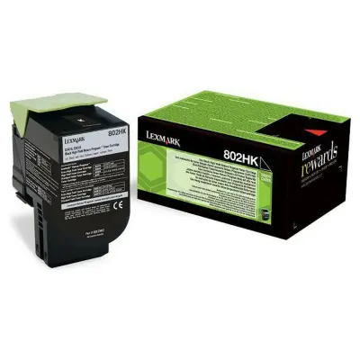 Toner kartuša Lexmark 80C2HKE črna visoke zmogljivosti