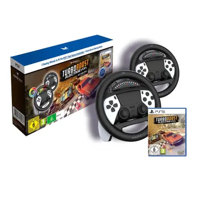 Racerski komplet Just For Games Turbo Boost Racing z LED volani