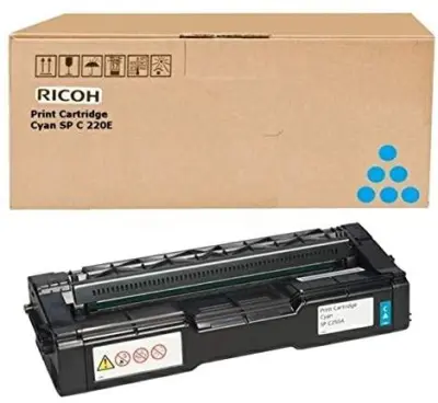 Toner kartuša Ricoh 407544 Cyan 1600 strani
