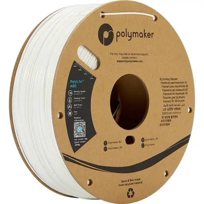 Filament za 3D tiskanje Polymaker PolyLite ABS brez vonja 1,75 mm 1 kg
