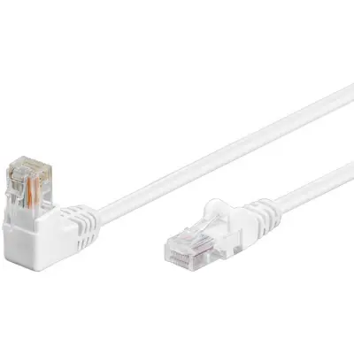 Kabel Cat5e Goobay 15m z 90-stopinjsko konektorjem