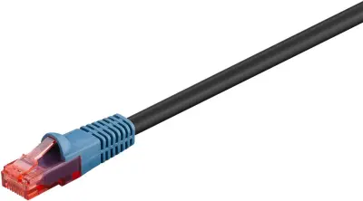 Kabel CAT 6 Goobay 75 m, U/UTP, črn