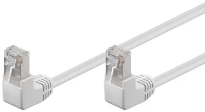 Kabel za omrežje Goobay CAT 5e 2x90° F/UTP 1m