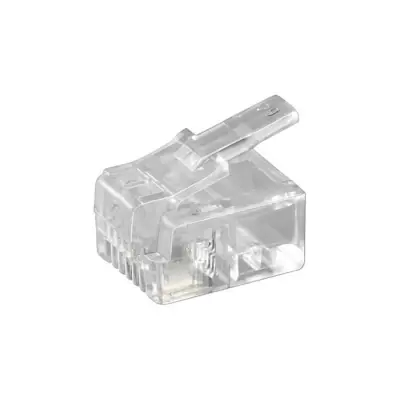 Modularni vtič Goobay RJ11 6P4C brez zaščite