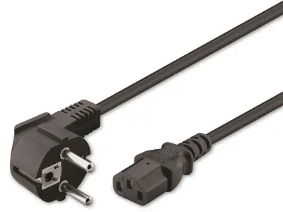 Napajalni kabel Goobay 50078 2,5m črn