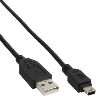 Kabel USB 2.0 Mini InLine 2m črn
