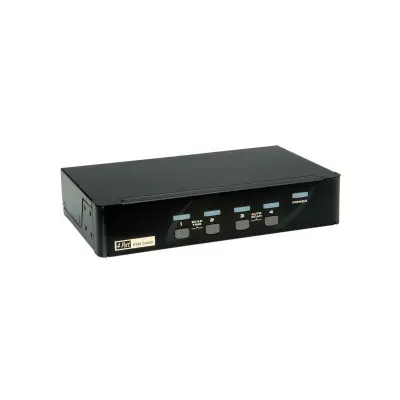 KVM Switch Roline 14.01.3329 z 4 računalniki in 7.1 avdio