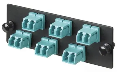 Adapter za vlakna Panduit FAP6WAQDLCZ črn/modra