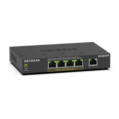 Preklopnik Netgear GS305PP - 5 x 10/100/1000 - PoE+