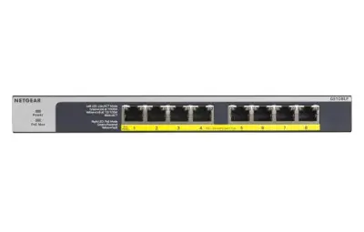Preklopnik NETGEAR GS108LP Gigabit Ethernet z 8 vrati