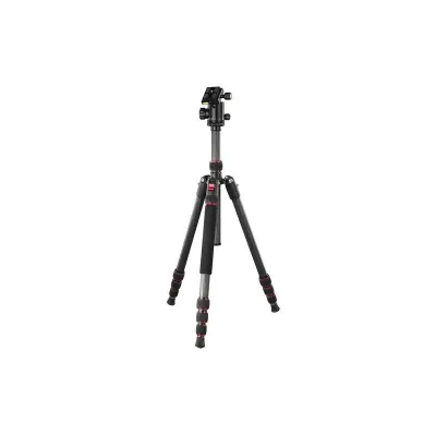 Tripod Hama Ramble II Duo Carbon, 160 - Ball, s držalom za pametni telefon