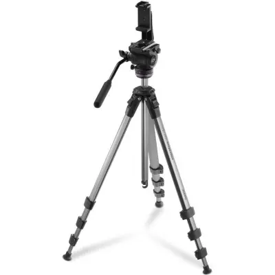 Stativ Hama PRO Move 160 2D+, videostativ za fotoaparat in telefon, 160 cm