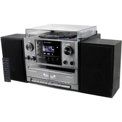 Sistem zvočnikov Aster MCD5600SW z vinilno ploščo