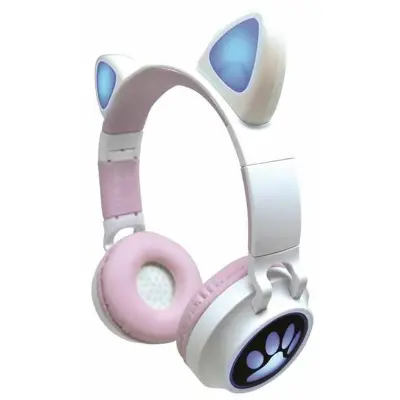 Brezžične slušalke Lexibook Mačje ušesa Bluetooth 5.0 Roza